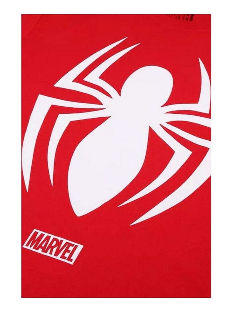 Homme araignée - T-shirt motif logo (Spider-Man) Rouge - Kiabi