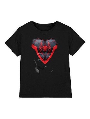 Homme araignée - T-shirt motif Miles Morales style costume