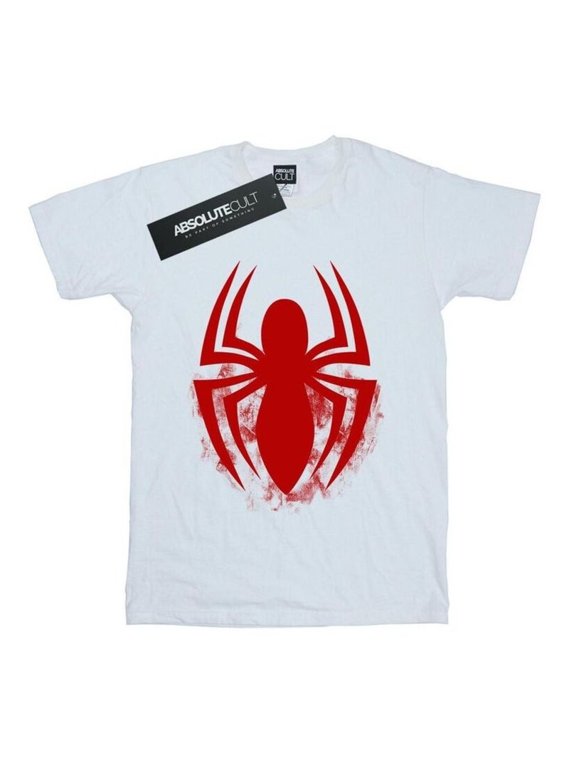 Homme araignée - T-shirt motif/style logo Blanc - Kiabi