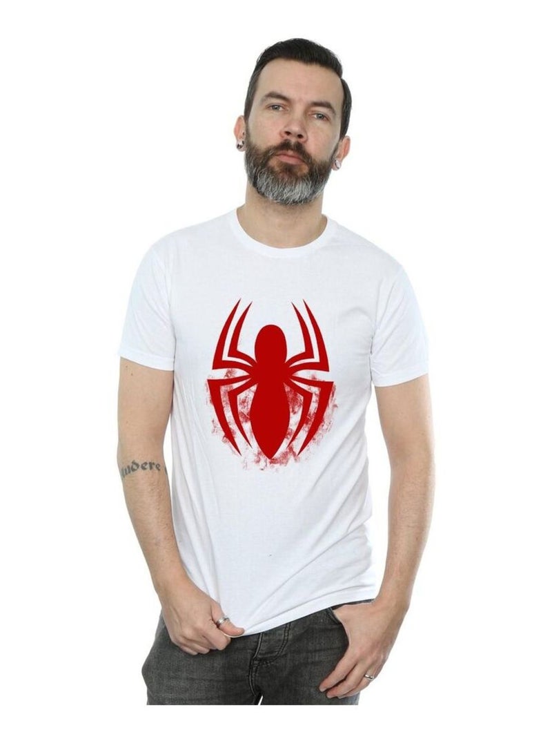 Homme araignée - T-shirt motif/style logo Blanc - Kiabi