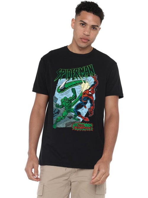 Homme araignée - T-shirt motif/style rétro STING OF THE SCORPION (Scorpion, Spider-Man) - Kiabi