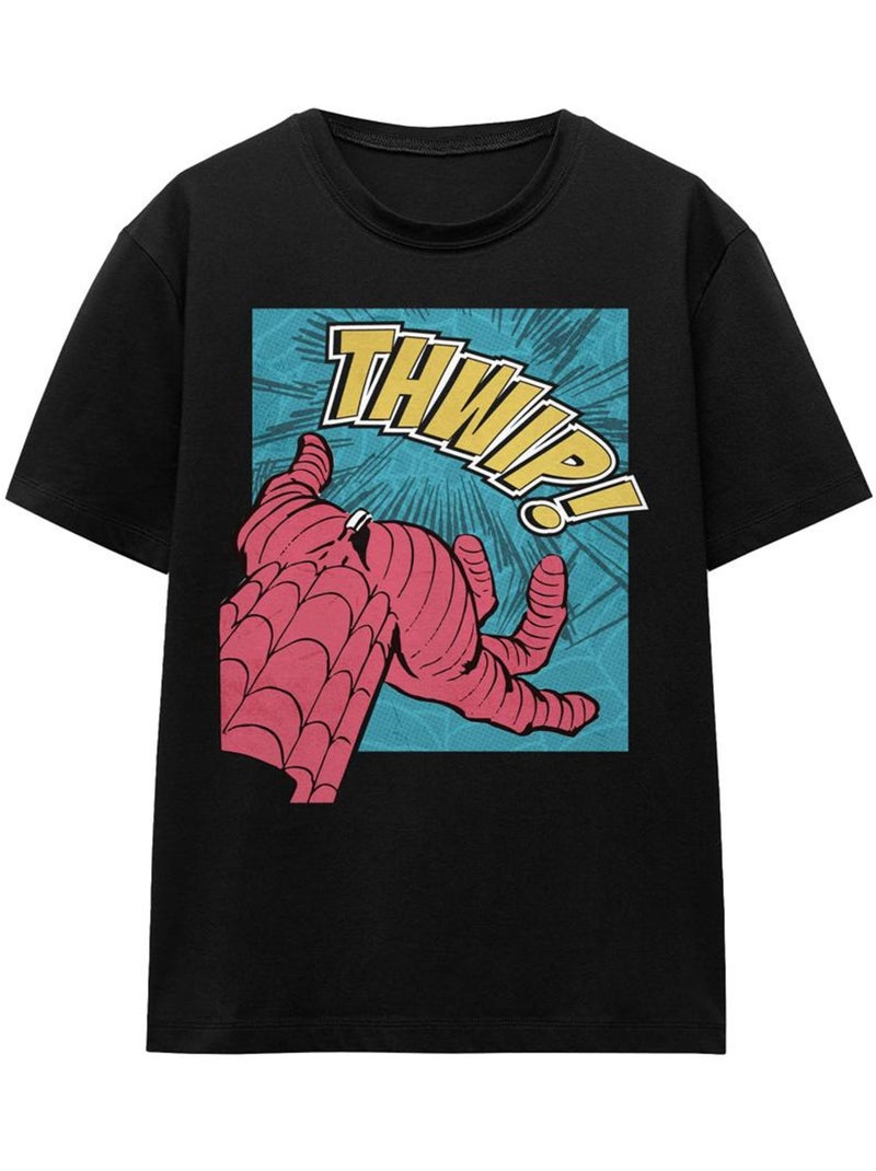 Homme araignée - T-shirt THWIP Noir - Kiabi