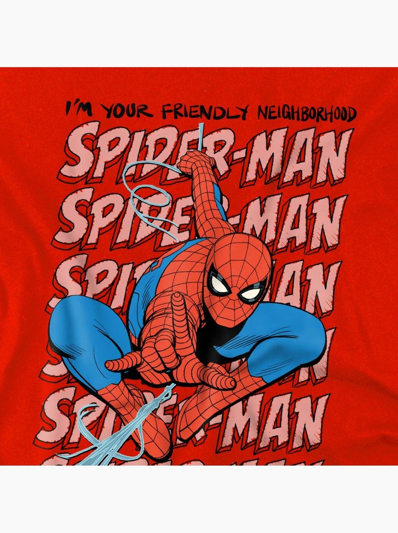 Homme araignée - T-shirt THWIP Rouge - Kiabi