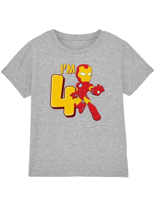 homme de fer - T-shirt 4ème anniversaire - Kiabi