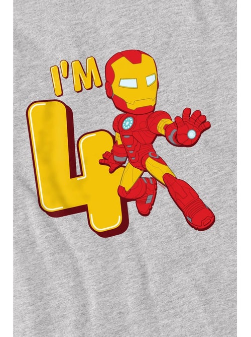 homme de fer - T-shirt 4ème anniversaire - Kiabi