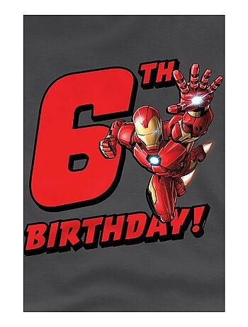 homme de fer - T-shirt 6ème anniversaire