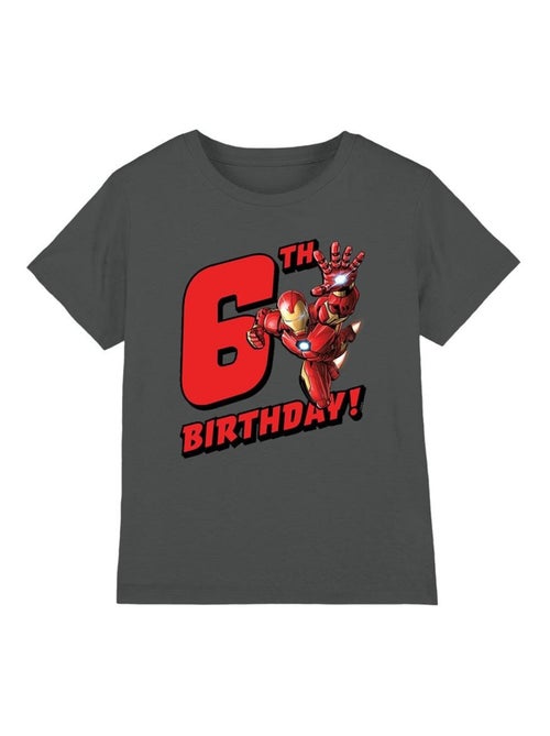 homme de fer - T-shirt 6ème anniversaire - Kiabi