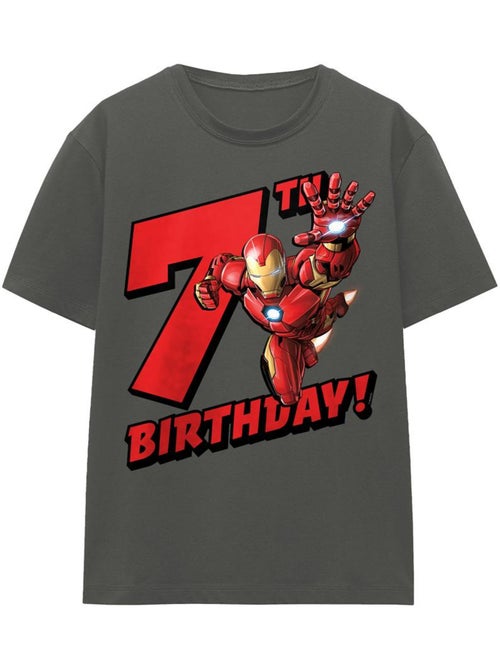 homme de fer - T-shirt 7ème anniversaire (Occasion: Anniversaire) - Kiabi homme de fer - T-shirt 7ème anniversaire (Occasion: Anniversaire) - Kiabi