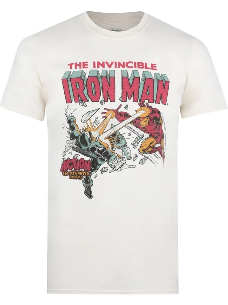 homme de fer - T-shirt (Iron Man) Blanc Beige - Kiabi