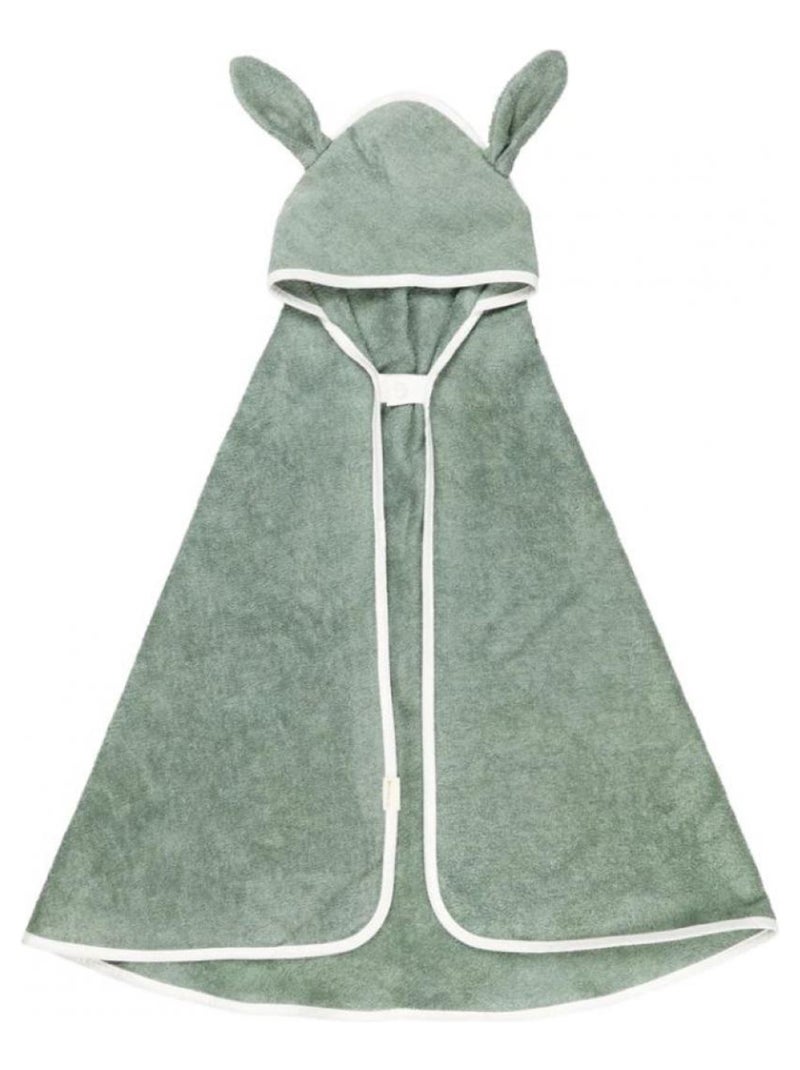 Hooded Baby Towel - Bunny - Eucalyptus Vert - Kiabi