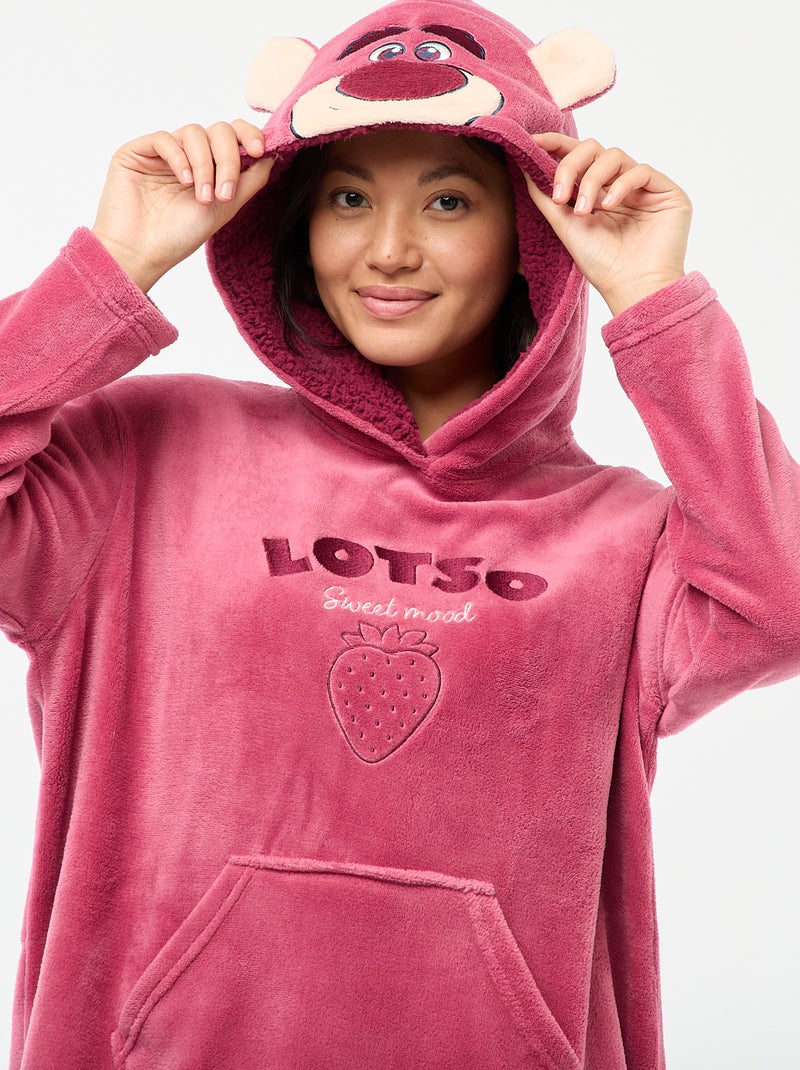 Hoodie de nuit polaire 'Lotso' 'Disney' Rose - Kiabi