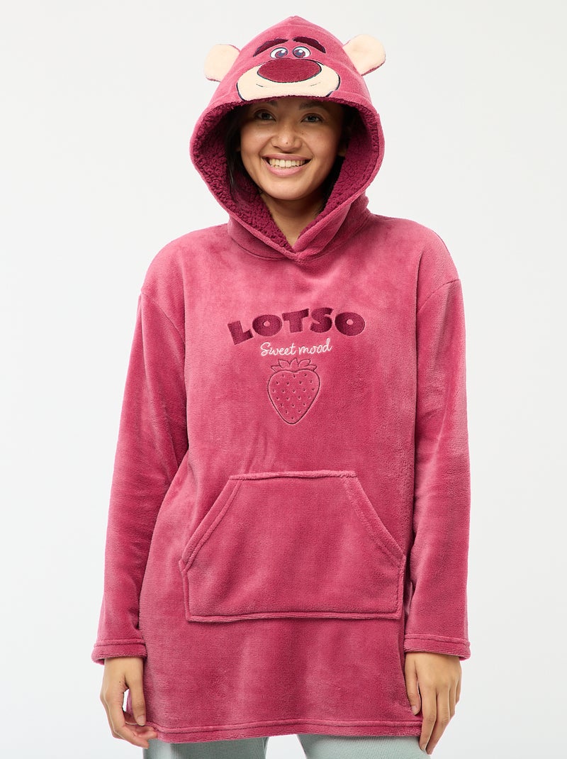 Hoodie de nuit polaire 'Lotso' 'Disney' Rose - Kiabi