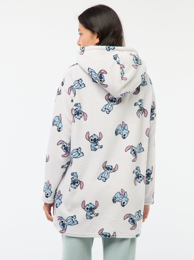 Hoodie de nuit polaire 'Stitch' 'Disney' Bleu - Kiabi
