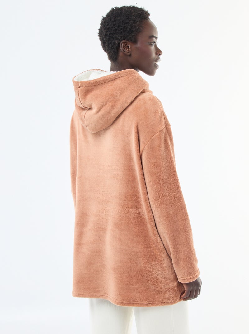 Hoodie de nuit polaire 'Tic et tac' 'Disney' Beige - Kiabi