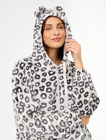 Hoodie en polaire à capuche