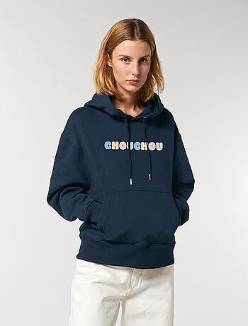 Hoodie Femme - CHOUCHOU FACE COLORE