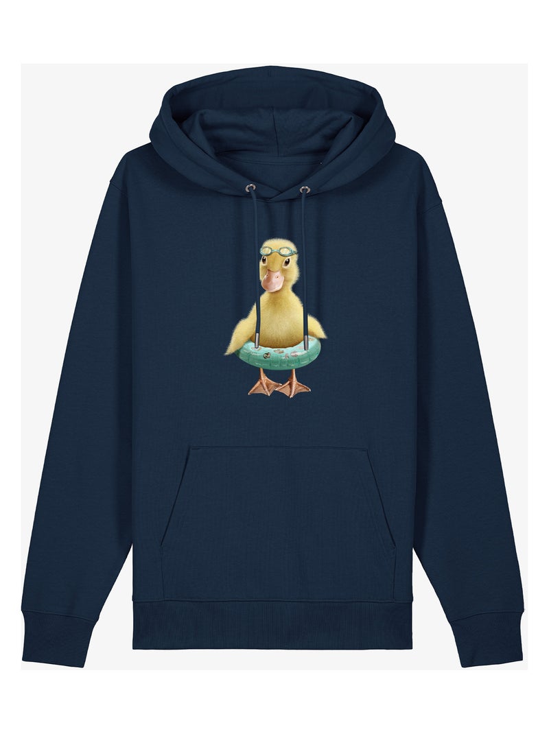 Hoodie Femme - DUCK BOUEE Bleu marine - Kiabi