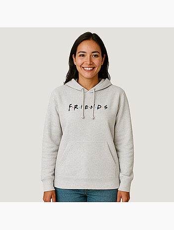 Hoodie Femme - FRIENDS LOGO BLACK