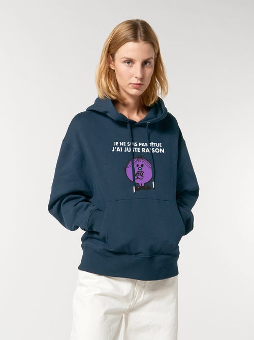 Hoodie Femme - JE NE SUIS PAS TETUE J AI JUSTE RAISON - Kiabi
