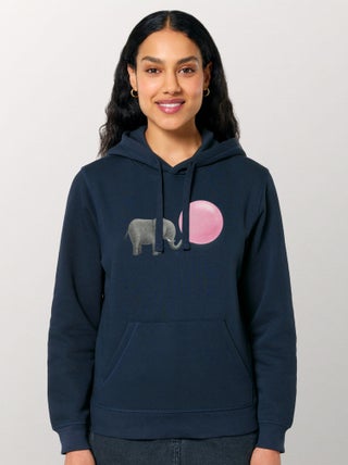 Hoodie Femme - JUMBO BUBBLE GUM