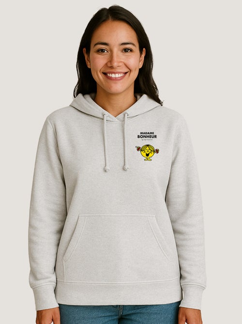 Hoodie Femme - MADAME BONHEUR CŒUR - Kiabi