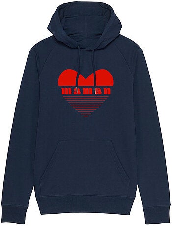 Hoodie Femme - MAMAN CŒUR ROUGE