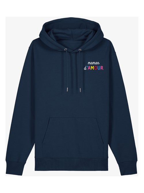 Hoodie Femme - MAMAN D'AMOUR COLORÉE CŒUR - Kiabi