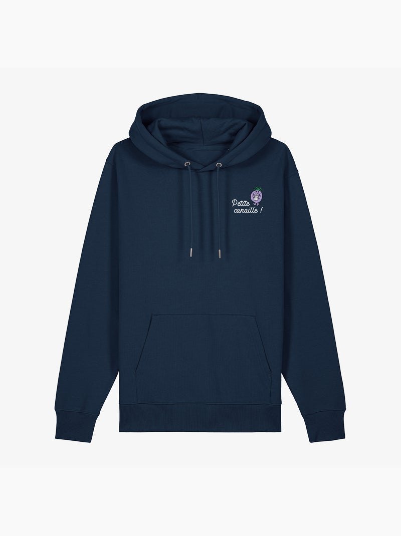 Hoodie Femme - PETITE CANAILLE COEUR Bleu marine - Kiabi