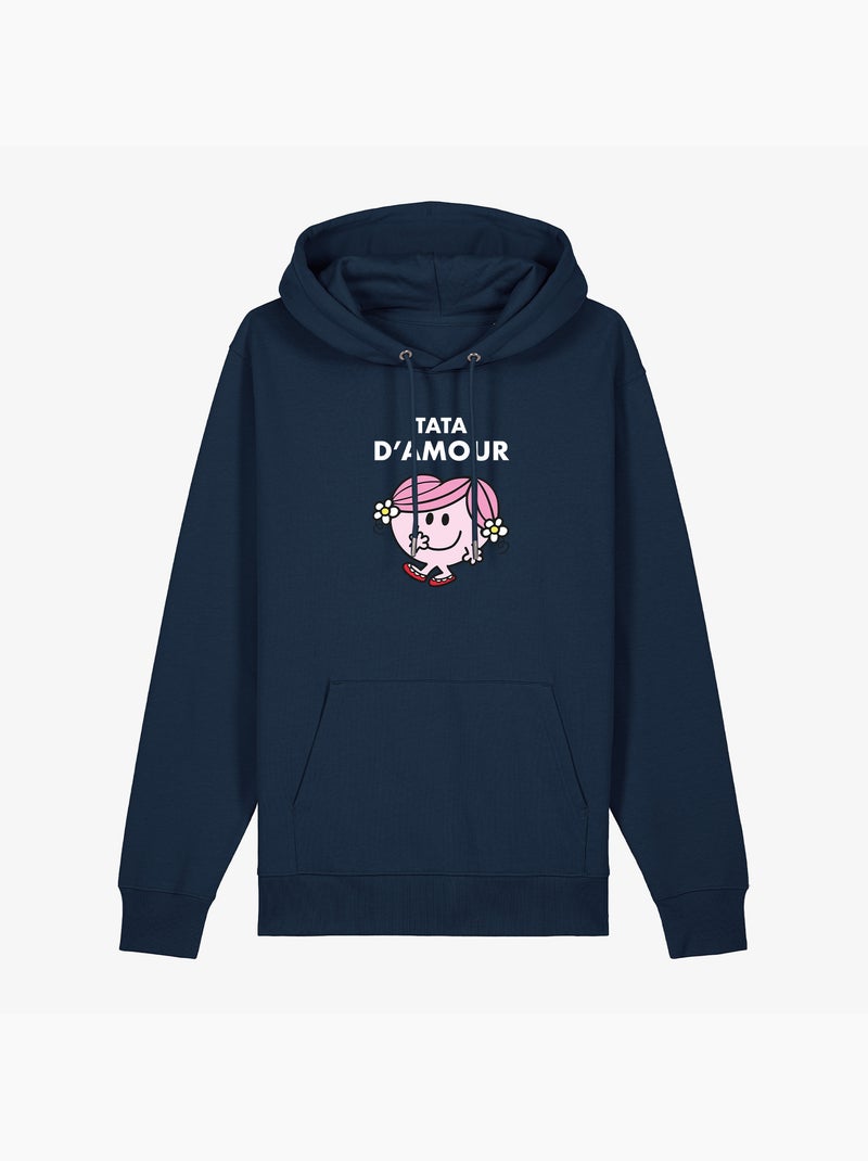 Hoodie Femme - TATA D AMOUR Bleu marine - Kiabi