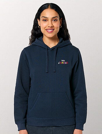 Hoodie Femme - TATA D'AMOUR COLORÉE CŒUR