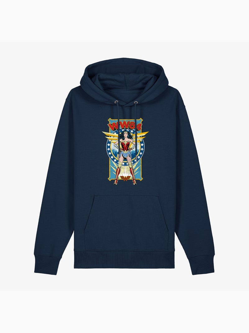 Hoodie Femme - WONDER WOMAN 84 Bleu marine - Kiabi