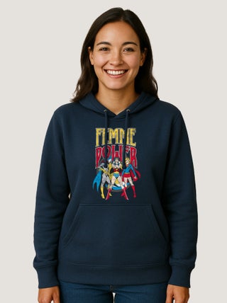 Hoodie Femme - WONDER WOMAN FEMME POWER