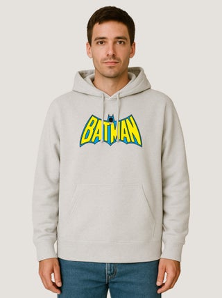 Hoodie Homme - BATMAN LOGO YELLOW BLUE