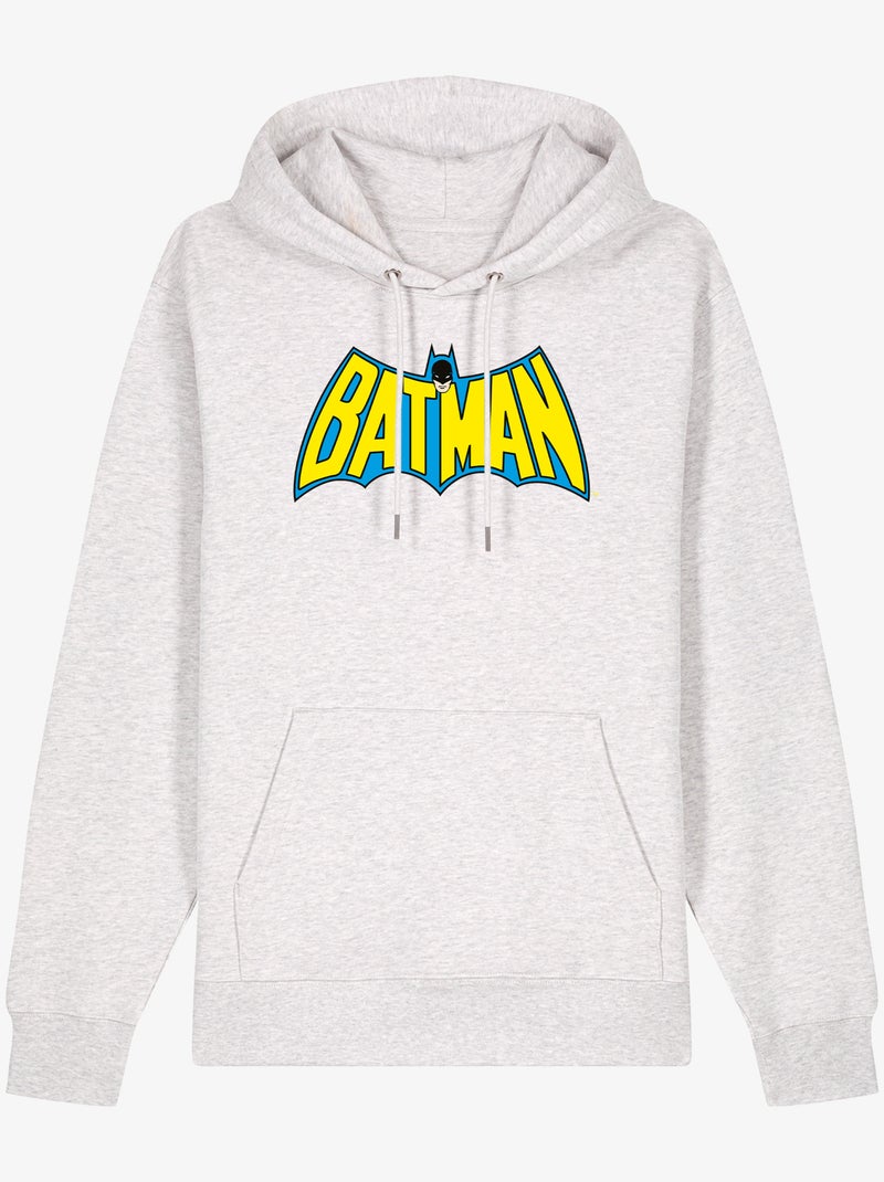 Hoodie Homme - BATMAN LOGO YELLOW BLUE Blanc - Kiabi