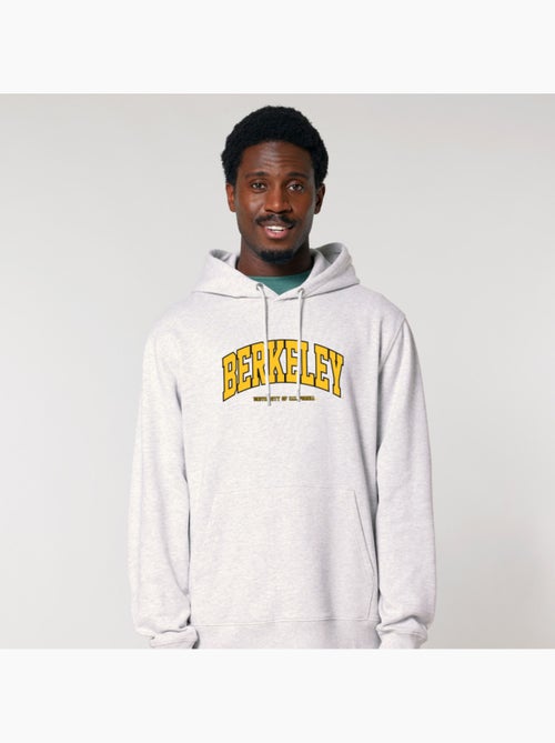 Hoodie Homme - BERKELEY UNIVERSITY YELLOW - Kiabi