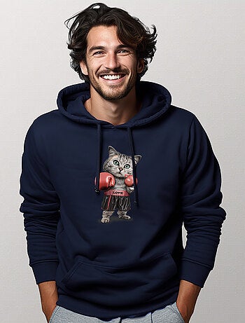 Hoodie Homme - BOXING CAT