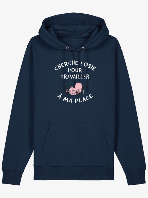 Hoodie Homme - CHERCHE SOSIE POUR TRAVAILLER A MA PLACE - Kiabi