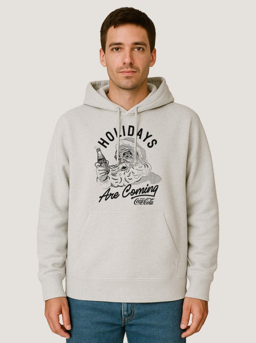 Hoodie Homme - COCA COLA HOLIDAYS ARE COMING - Kiabi