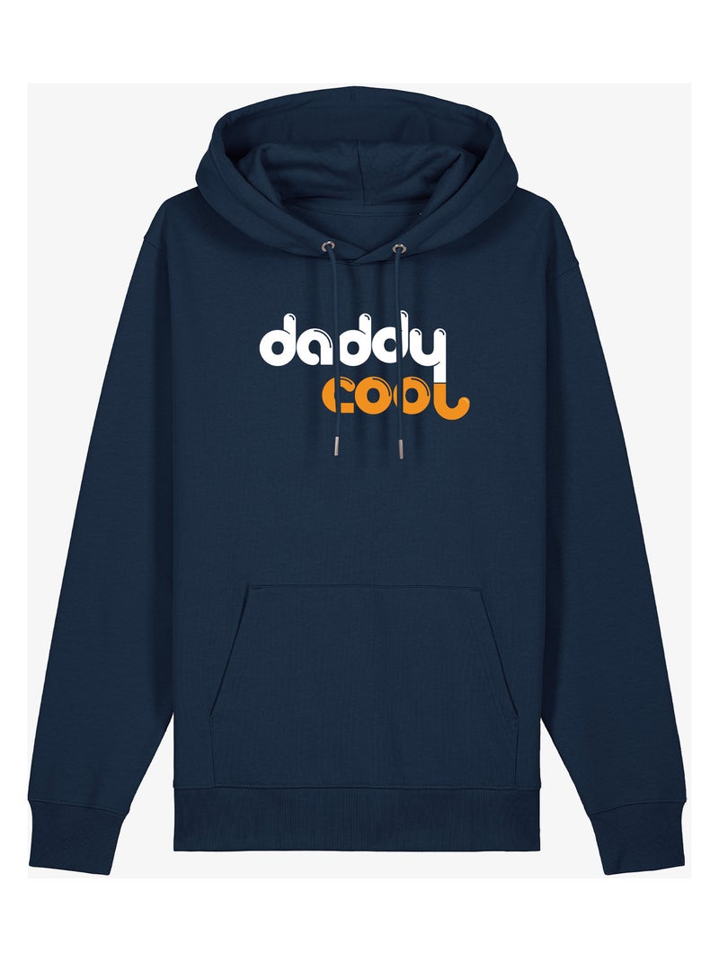 Hoodie Homme - DADDY COOL Bleu marine - Kiabi
