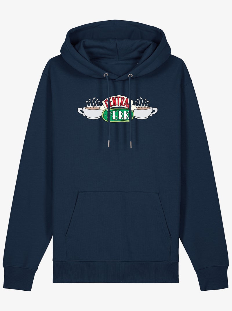 Hoodie Homme - FRIENDS CENTRAL PERK Bleu marine - Kiabi