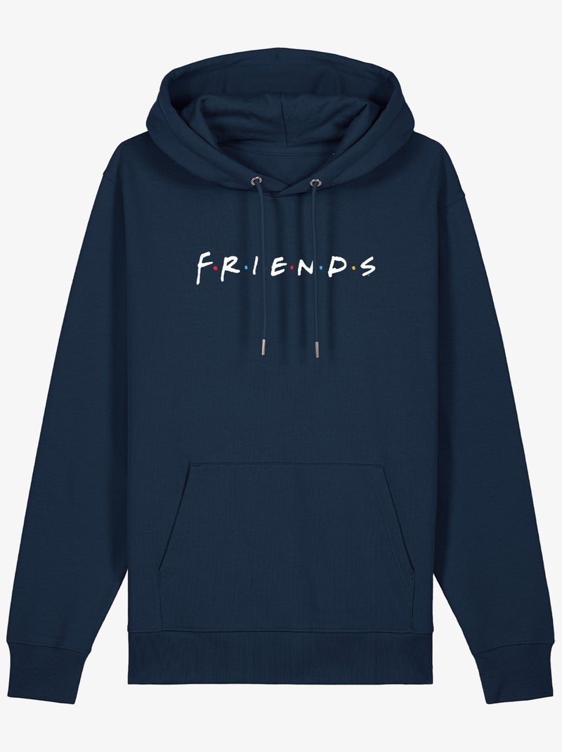 Hoodie Homme - FRIENDS LOGO Bleu marine - Kiabi