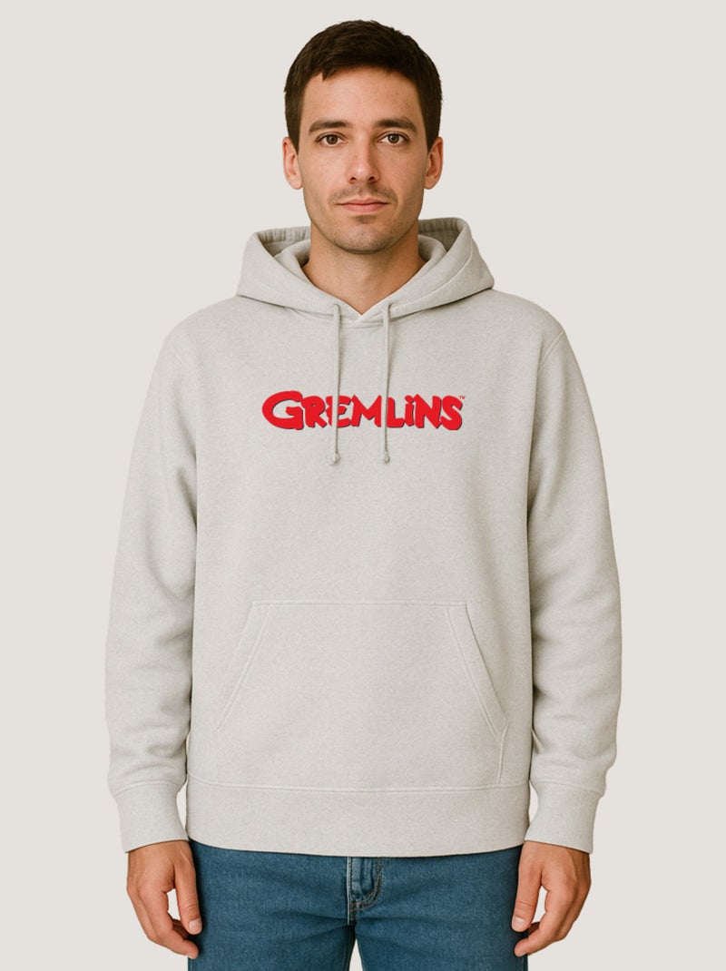Hoodie Homme - GREMLINS LOGO Blanc - Kiabi