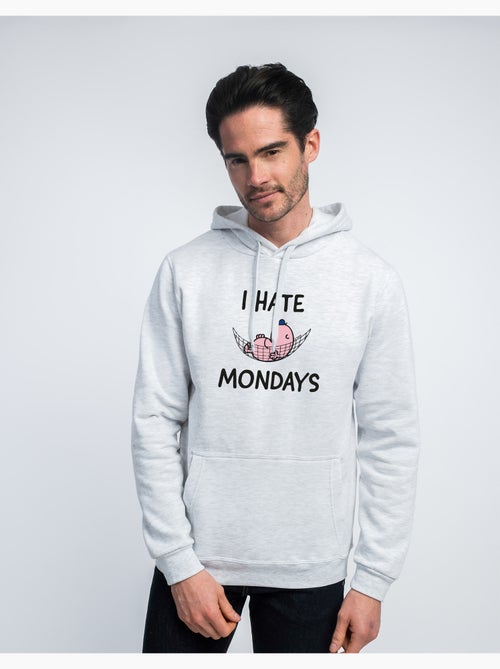 Hoodie Homme - I HATE MONDAYS - Kiabi
