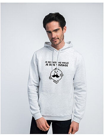 Hoodie Homme - JE NE SUIS PAS VIEUX JE SUIS VINTAGE