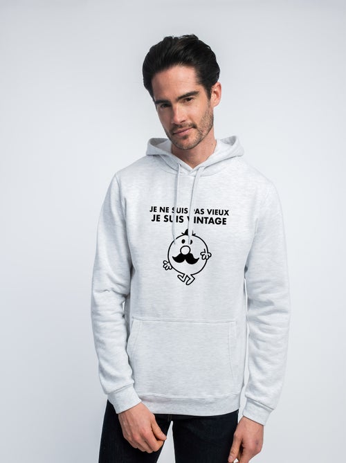 Hoodie Homme - JE NE SUIS PAS VIEUX JE SUIS VINTAGE - Kiabi