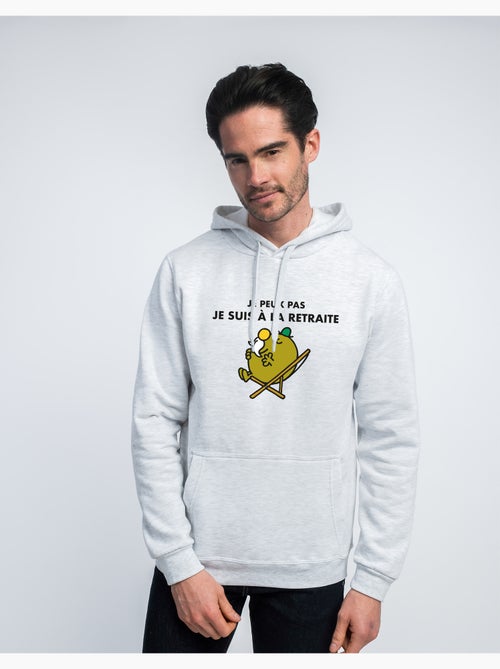 Hoodie Homme - JE PEUX PAS JE SUIS A LA RETRAITE - Kiabi
