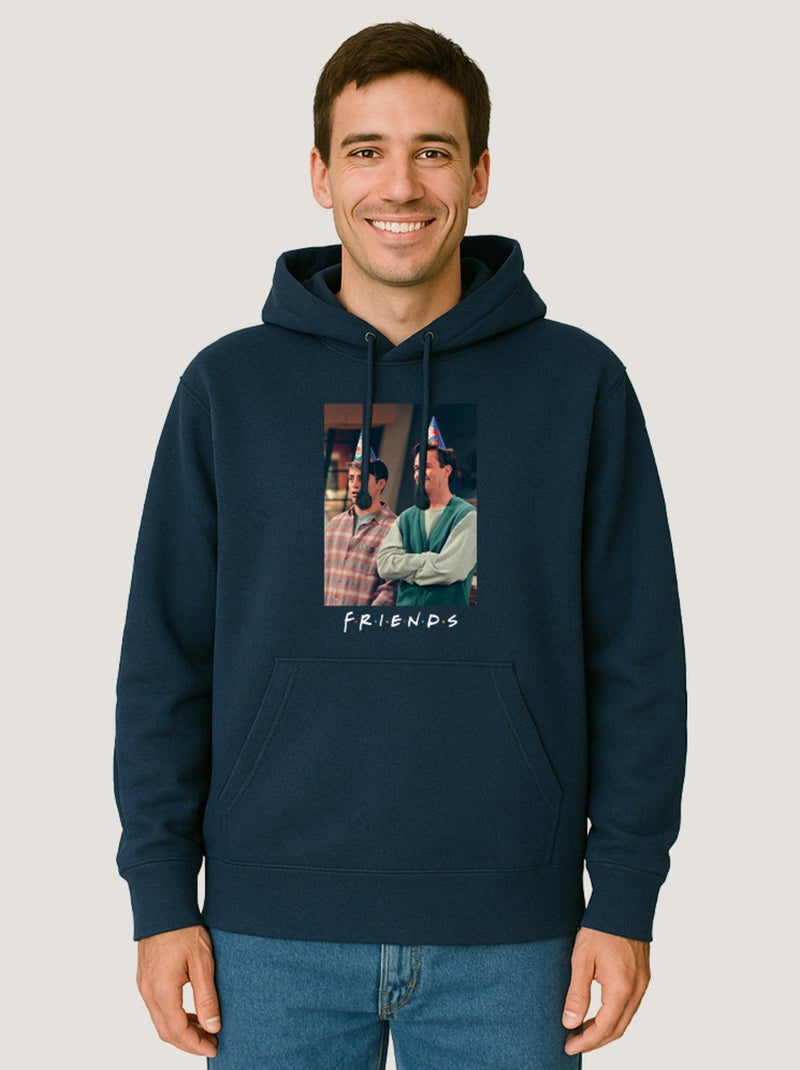 Hoodie Homme - JOEY & CHANDLER Bleu marine - Kiabi