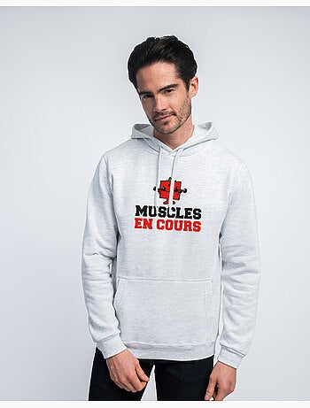 Hoodie Homme - MUSCLES EN COURS