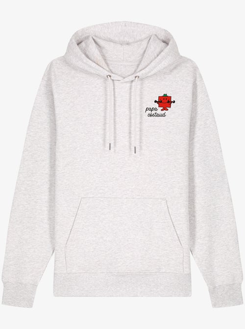 Hoodie Homme - PAPA COSTAUD COEUR - Kiabi