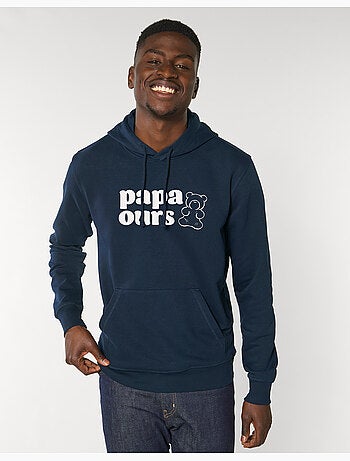 Hoodie Homme - PAPA OURS 4 WAF
